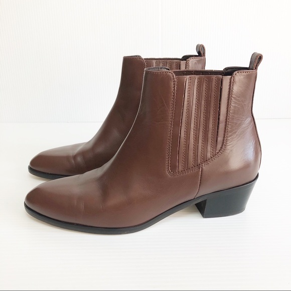 J. Crew Shoes - J. Crew Brown Chelsea Ankle Booties size 8.5